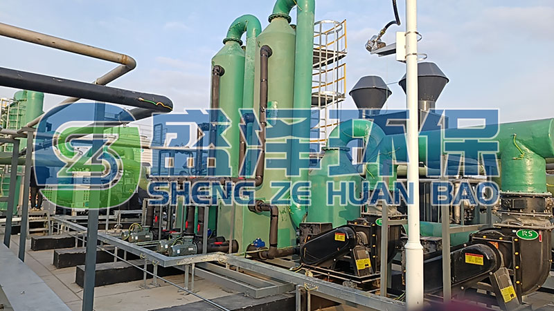 制藥行業甲類車間、危廢倉庫、質檢樓廢氣處理項目